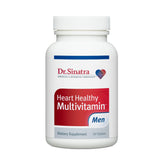 Dr. Sinatra Heart Healthy Multivitamin for Men bottle, supports daily energy and vitality.
