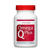 Dr. Sinatra Omega Q Plus bottle showing heart-healthy omega-3 and CoQ10 support.