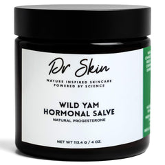 Dr Skin BEAUTY Wild Yam Cream bottle close-up for hormonal balance