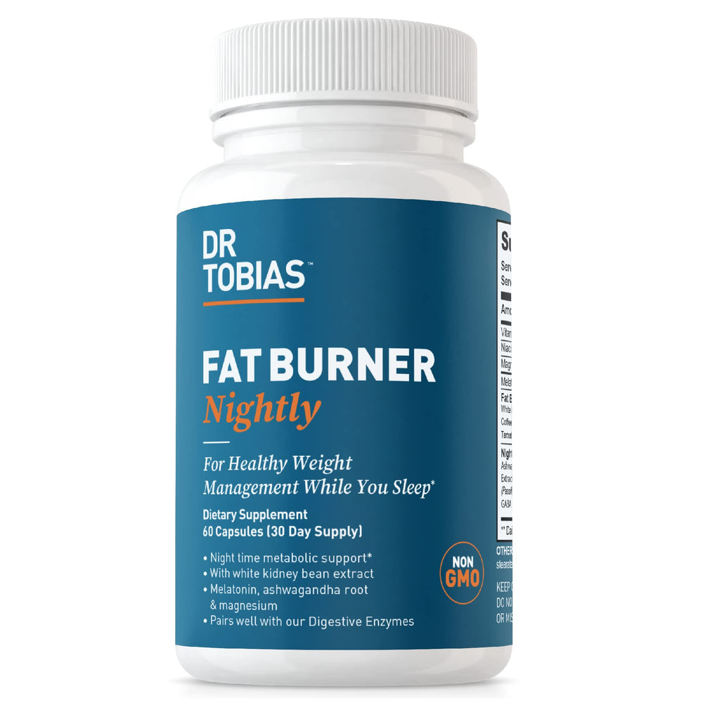 Dr. Tobias Fat Burner Nightly bottle with capsules for nighttime metabolic support