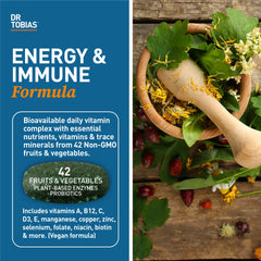 Close-up of Dr. Tobias multivitamin capsules for convenient daily nutrition.