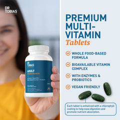 Dr. Tobias vegan non-GMO label highlighting clean ingredient sourcing.