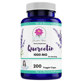 Dr. Valerie Nelson Quercetin 500mg bottle front view for immune support.