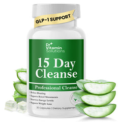 DR VITAMIN SOLUTIONS 15 Day Gut Cleanse bottle for detox and digestion support.