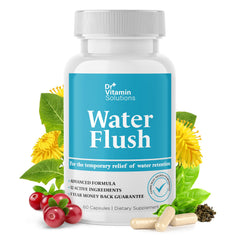 DR VITAMIN SOLUTIONS diuretic bottle front for bloating relief