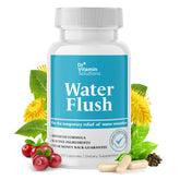 DR VITAMIN SOLUTIONS diuretic water pills bottle pour improves bloating comfort.