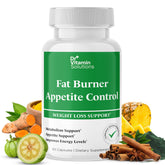 DR VITAMIN SOLUTIONS fat burner bottle showcasing packaging for energy support