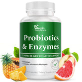DR VITAMIN SOLUTIONS GLP-1 enzymes bottle promotes digestive comfort after meals