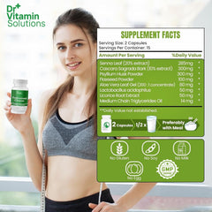 DR VITAMIN SOLUTIONS packaging box highlights premium detox and wellness.