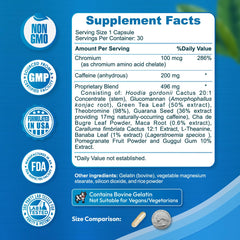Close-up of Dr Vitz capsules highlighting smooth texture for on-the-go cravings control