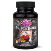 Dragon Herbs Tao in a Bottle capsules bottle label promoting calm focus