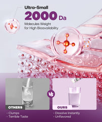 Dralot 2X Boost collagen dissolves instantly in coffee or smoothies.