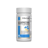 DrBioCare L-Carnitine Probiotics bottle with capsules for daily gut support.
