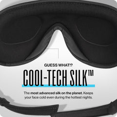 Dream Recovery The Pro Mask uses 100% blackout fabric and adjustable strap for secure fit.
