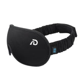 Dream Recovery The Pro Mask with 3D eye cups for side sleepers blocks light for deep rest.