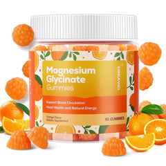 DREAVIO orange-flavor gummies bottle for relaxation and daily wellness