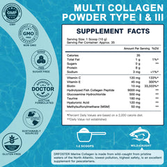 DRFOSTER collagen powder scoop illustrating easy daily mixing