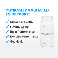 DRINK HRW Rejuvenation tablet closeup highlighting safe, high-purity formula.