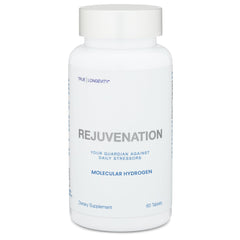 DRINK HRW Rejuvenation tablet dissolving in water for quick daily energy support.