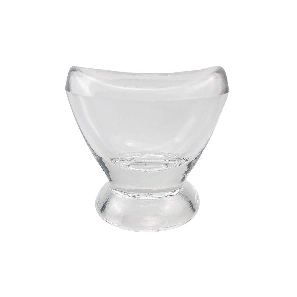 Dr.Jim Vaso de cristal para lavado de ojos, cómodo y reutilizable.
