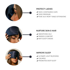 DROWSY eyelash mask delivers zero pressure and full blackout for deep sleep
