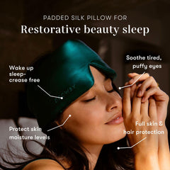 Drowsy light-blocking liner delivers uninterrupted rest in any room.