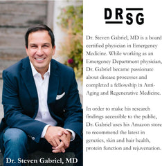 DrSG DHT Blocker label emphasizes vegan, non-GMO and USA-made quality.