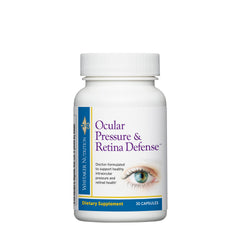 DR.WHITAKER ocular pressure supplement bottle front promotes eye health and circulation.