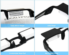 DS. DISTINCTIVE STYLE Lightweight reading glasses for easy bedside use.