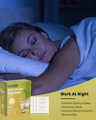 DtMxMan Ginger Foot Pads footcare assist with soothing aroma and dry-feet overnight.