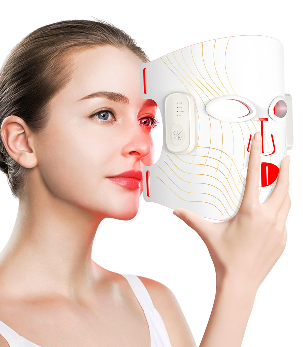 Duiup red-light therapy face mask for at-home skin rejuvenation