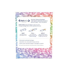 Dukal glitter bandages on a child's finger with secure fit