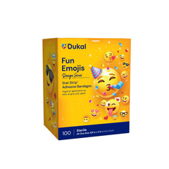 Dukal Stat Strip kid design emoji bandage box for quick protection
