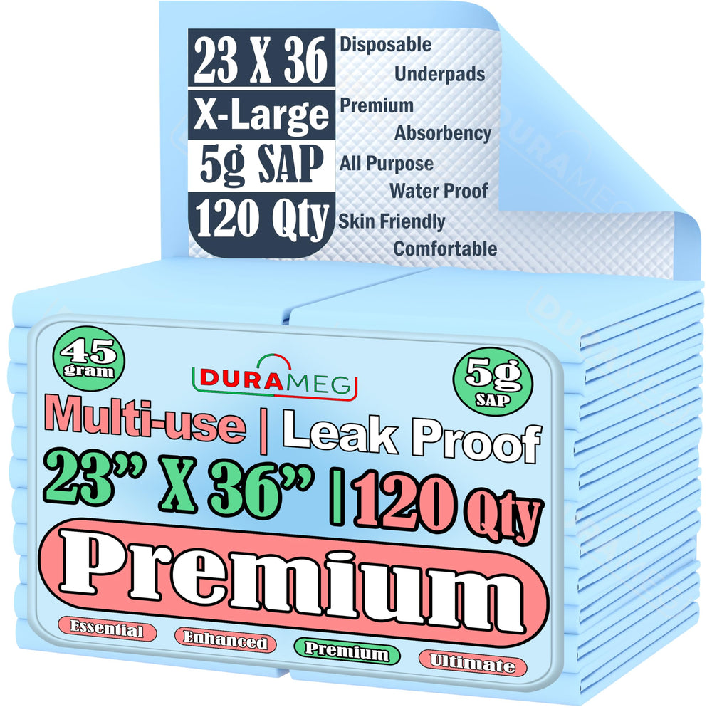 Durameg Chucks Pads Disposable 120-pads carton for easy storage and quick deployment.
