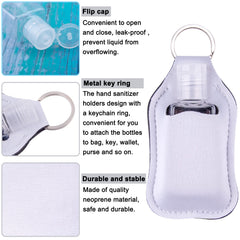 Duufin neoprene white holder securely grips the bottle during travel.