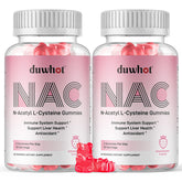duwhot NAC gummies bottle on counter highlighting daily antioxidant and immune support