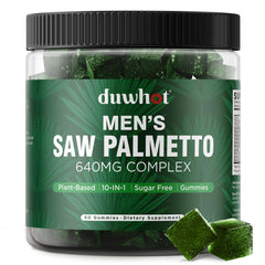 duwhot Saw Palmetto Gummies for Men bottle for daily wellness