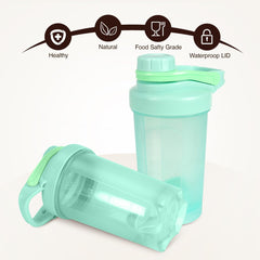 D.Y.A shaker shows double scale oz-ml markings for precise mixing