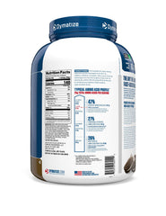 Dymatize Elite 100% Whey powder being stirred quickly