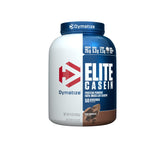Dymatize Elite Casein Chocolate tub front for sustained protein support.