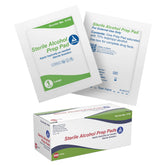 Dynarex alcohol prep pad in sterile box for quick skin antisepsis