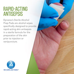 Nonwoven premium pad offers absorbency and thorough surface cleansing.