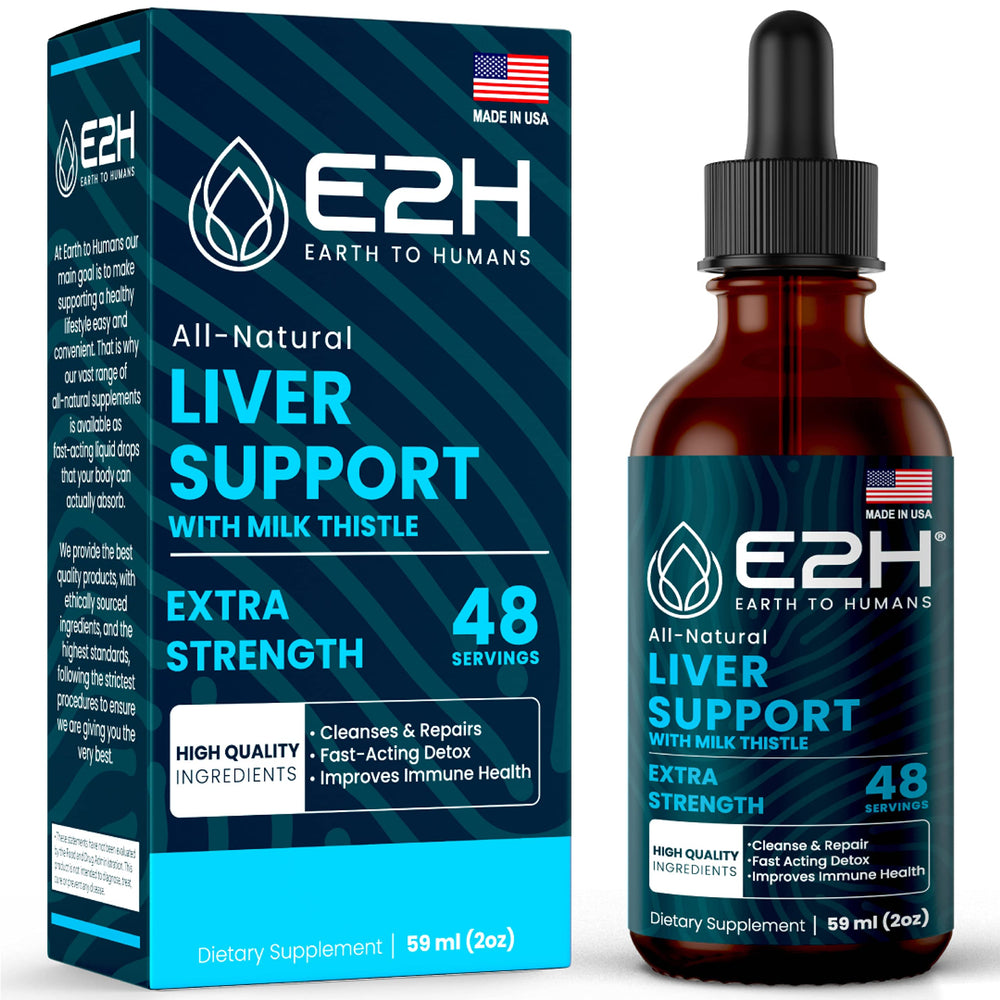 E2H Liver Cleanse bottle—packaging for daily detox support.