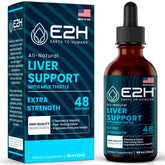 E2H Liver Cleanse bottle—packaging for daily detox support.