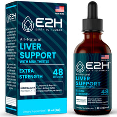 E2H Liver Cleanse bottle—packaging for daily detox support.