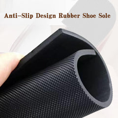 EACOZY flexible sole material easily bends to shoe curves.