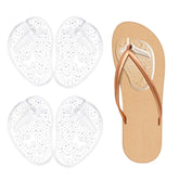 EACOZY gel metatarsal pad on flip-flop for comfort and shock absorption.