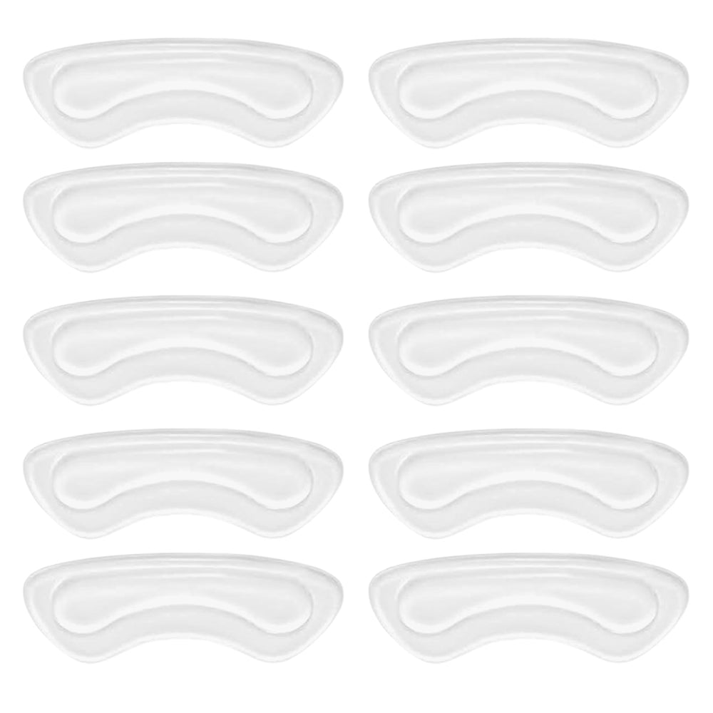 EACOZY heel grips clear inserts provide discreet comfort in any shoe