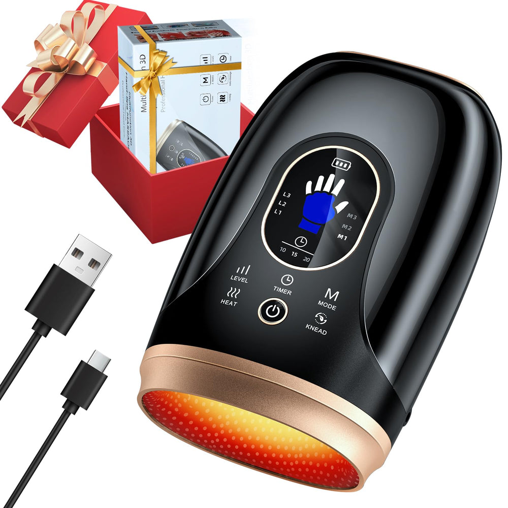 Ealken Hand Massager with heat settings for soothing warmth