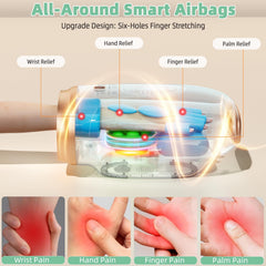 Ealken Hand Massager with six intensity levels for precise comfort